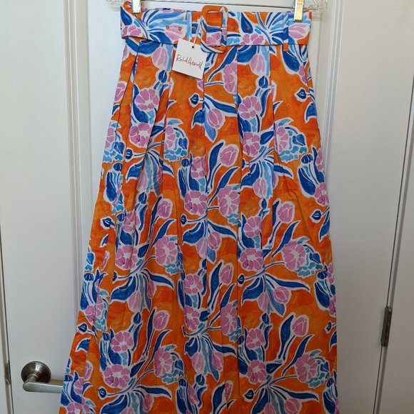 NWT Rachel Antonoff Vinita Pleated Full Skirt - Picture 8 of 8